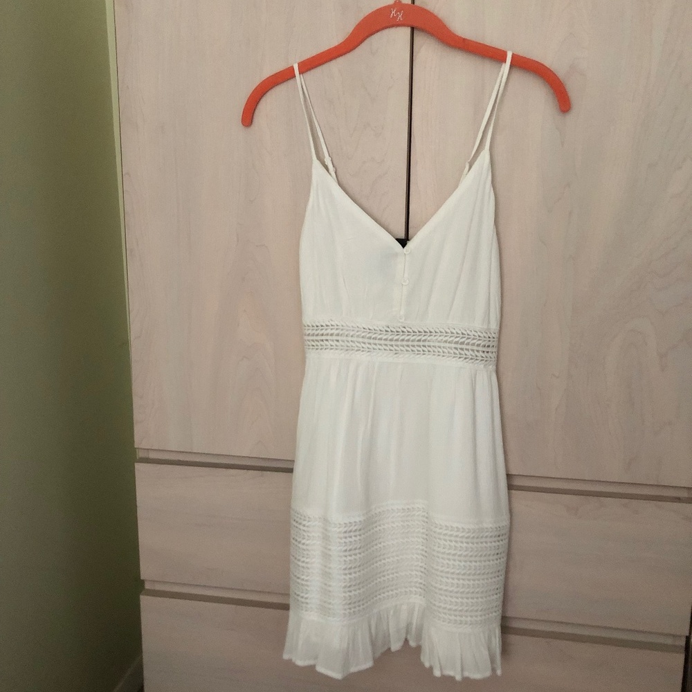 Memorial Day Sale! New Garage White Dress w/ Open Weave Design